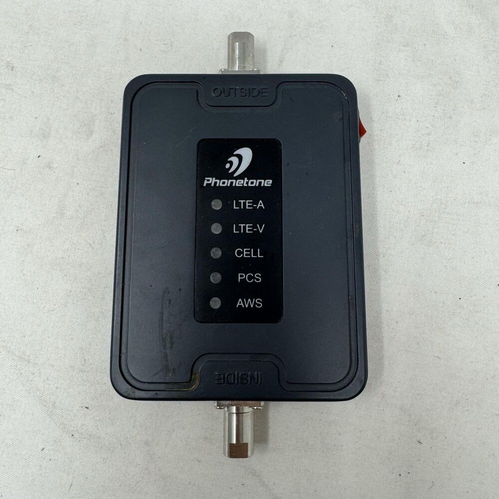 Phonetone AN-CPAL45 Plus Cell Signal Booster Repeater Black LTE-A LTE-V PCS AWS